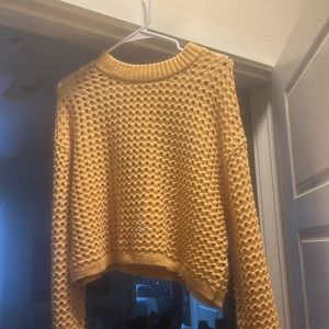 Crop Long Sleeve Sweater